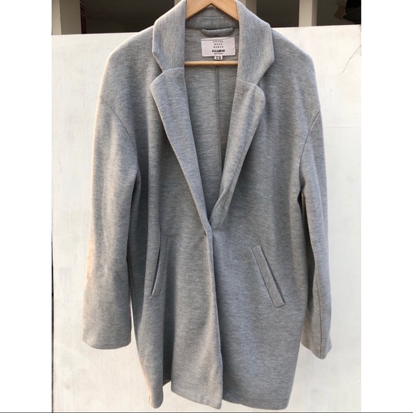 Pull and Bear Gray Coat - Picture 2 of 11